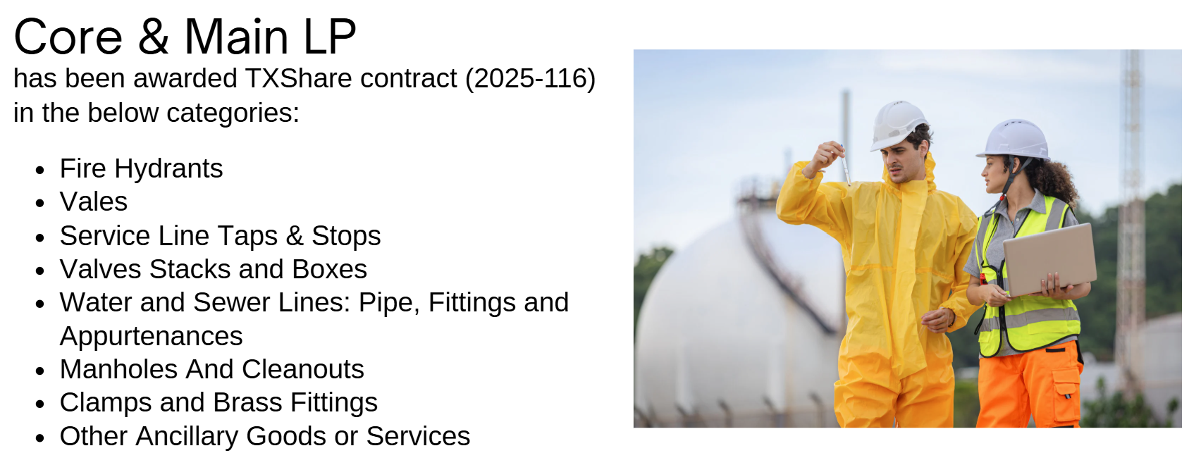 Core & Main LP (Waterworks & Wastewater Construction Materials)